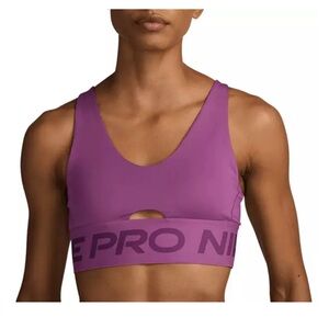 Women’s Nike Indy Pro Plunge Size Small Warm Brown Color